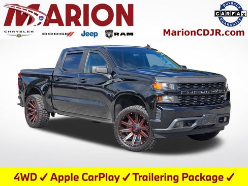 Used 2021 Chevrolet Silverado 1500 Custom w/ LPO, Dark Essentials Package AWD/4WD image 1