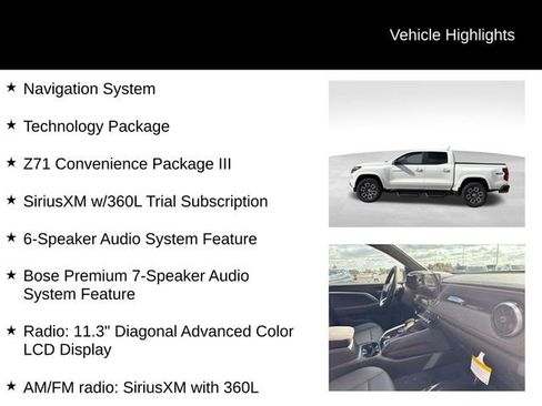 New 2026 Chevrolet Colorado Z71 w/ Technology Package image 3