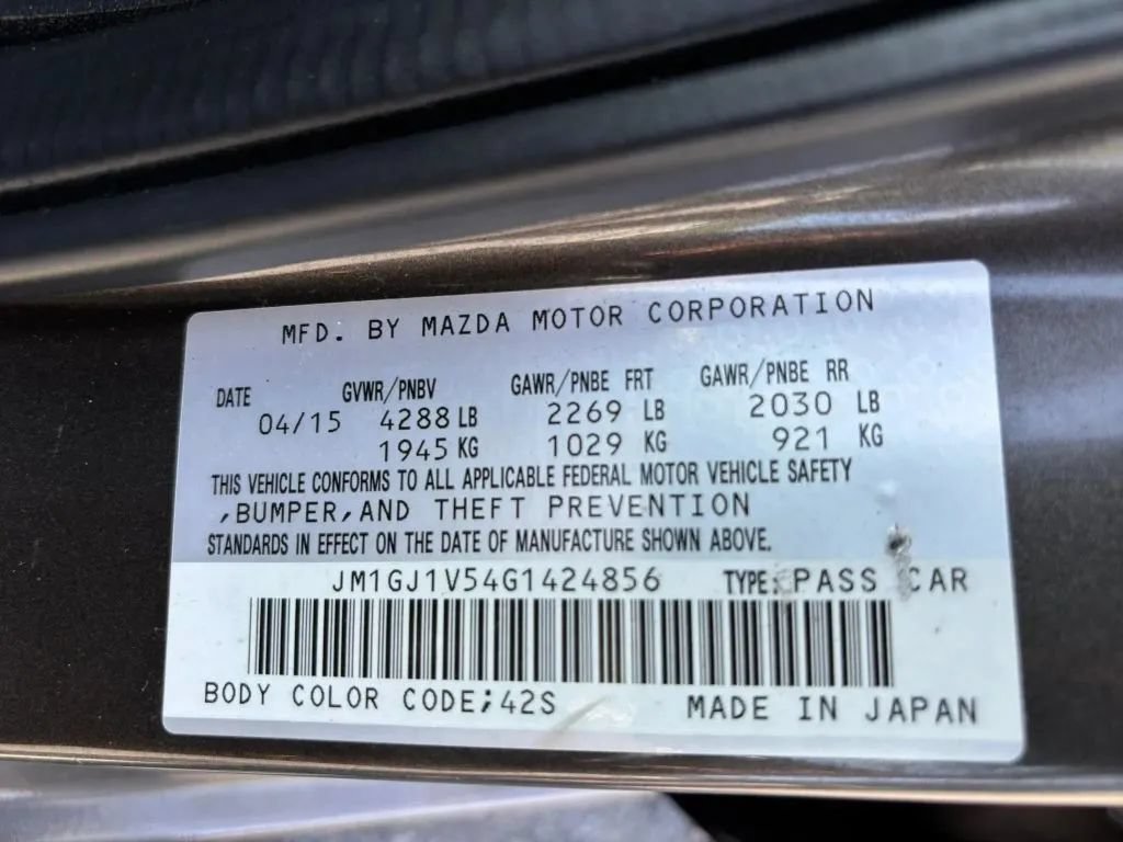 Used 2016 MAZDA MAZDA6 Touring FWD image 24