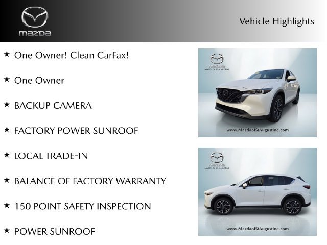 Used 2022 MAZDA CX-5 AWD 2.5 S w/ Premium Plus Pkg image 2
