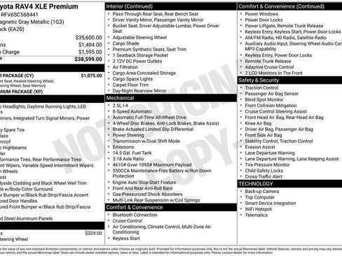 Used 2025 Toyota RAV4 XLE Premium w/ Weather Package AWD/4WD image 11