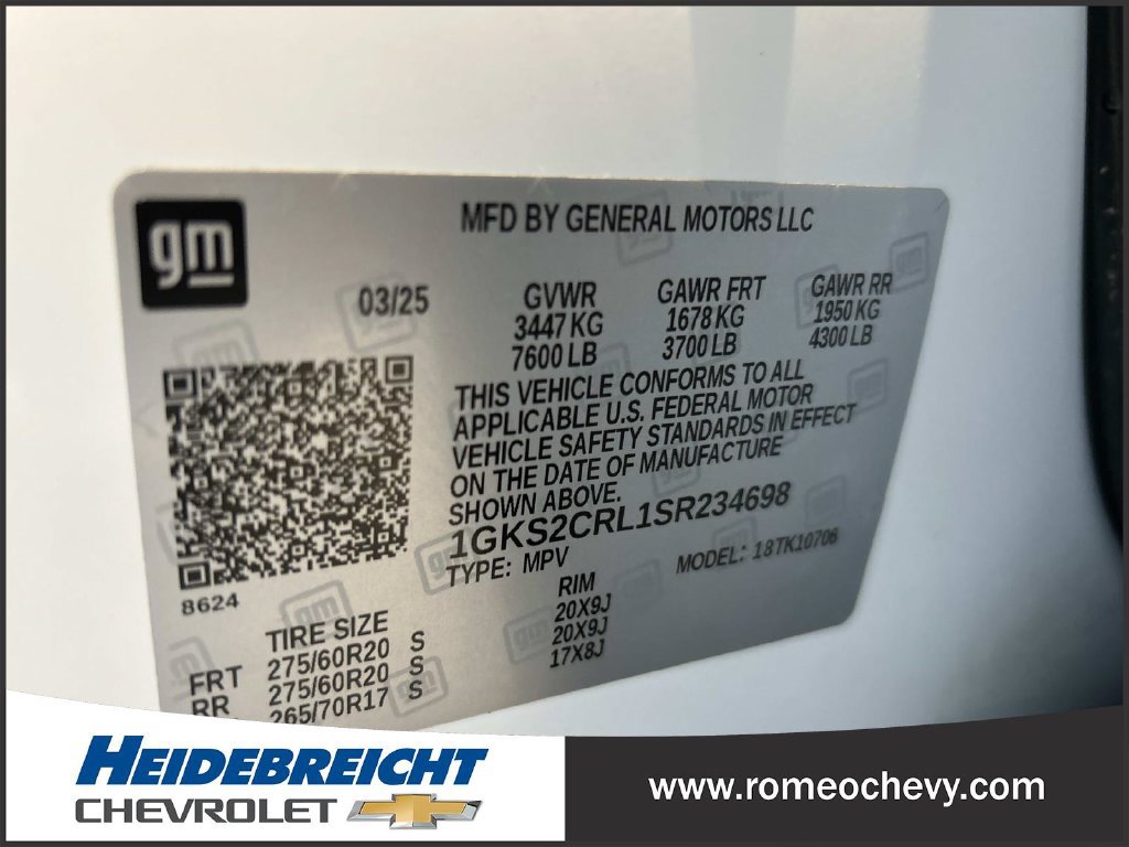 Used 2025 GMC Yukon AT4 w/ AT4 Premium Plus Package AWD/4WD image 8