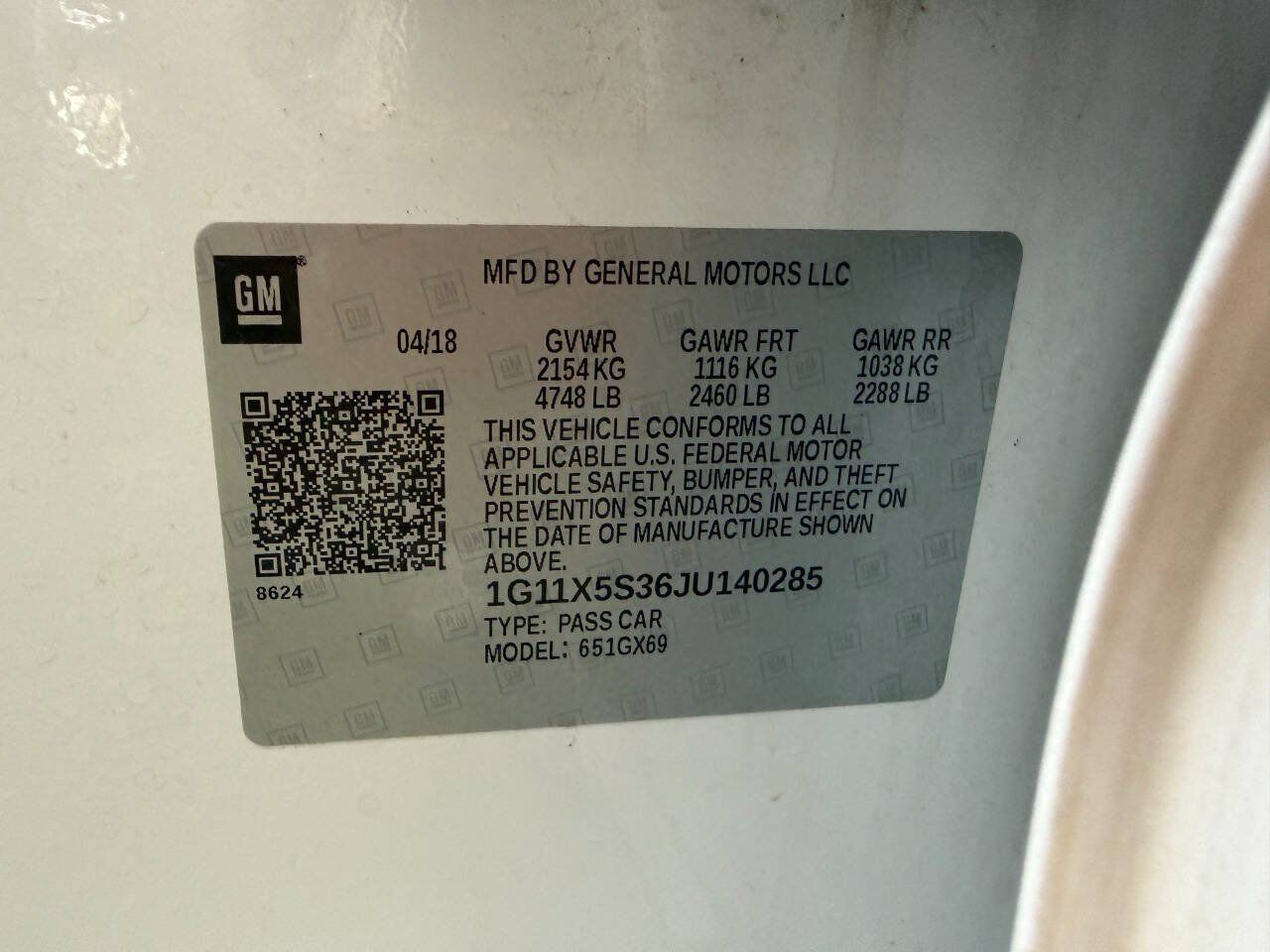 Used 2018 Chevrolet Impala LS FWD image 29