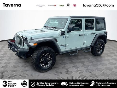 Used 2023 Jeep Wrangler Unlimited Rubicon 4xe w/ Cold Weather Group image 1