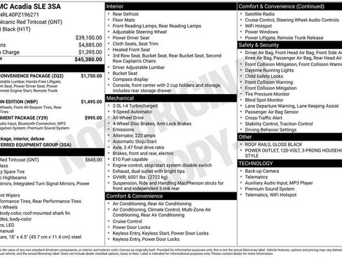 Used 2023 GMC Acadia SLE w/ Driver Convenience Package image 41