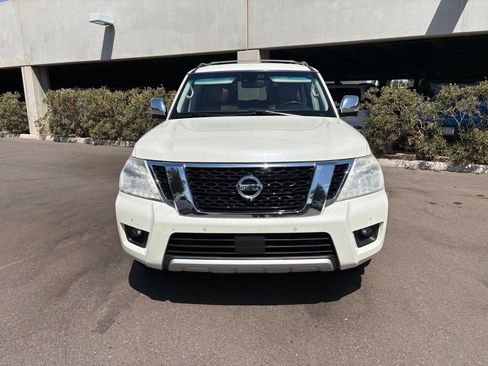 Used 2017 Nissan Armada Platinum w/ Captain Seat Package RWD image 3