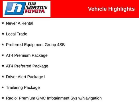 Used 2019 GMC Sierra 1500 AT4 w/ AT4 Premium Package image 4