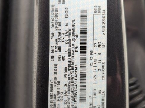 Certified 2020 Ford F150 XLT w/ Equipment Group 301A Mid image 47