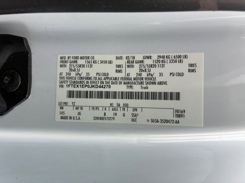 Certified 2018 Ford F150 XL w/ Equipment Group 101A Mid AWD/4WD image 25