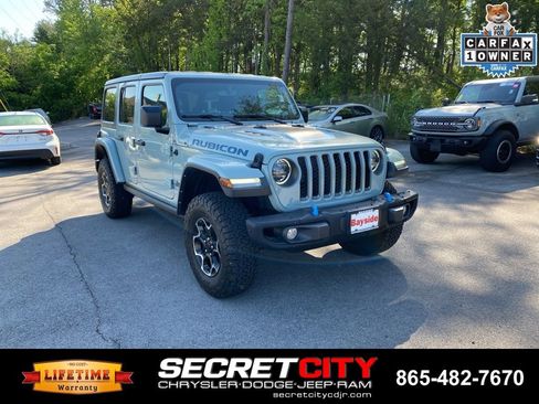 Used 2023 Jeep Wrangler Unlimited Rubicon 4xe w/ Steel Bumper Group AWD/4WD image 3