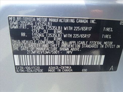 Used 2018 Toyota RAV4 XLE FWD image 21