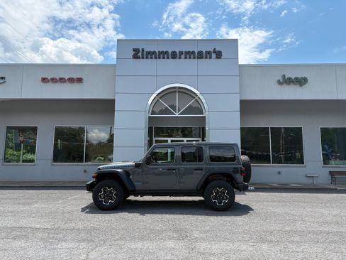 Used 2022 Jeep Wrangler Unlimited Rubicon 4xe w/ Steel Bumper Group AWD/4WD image 1