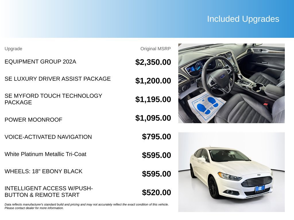 Used 2016 Ford Fusion SE w/ Equipment Group 202A AWD/4WD image 5