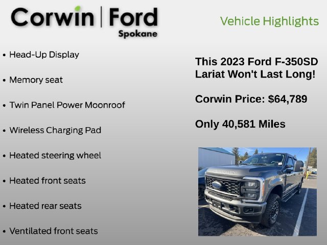 Used 2023 Ford F350 Lariat w/ Lariat Ultimate Package AWD/4WD image 18