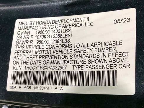 Used 2023 Honda Accord EX image 37