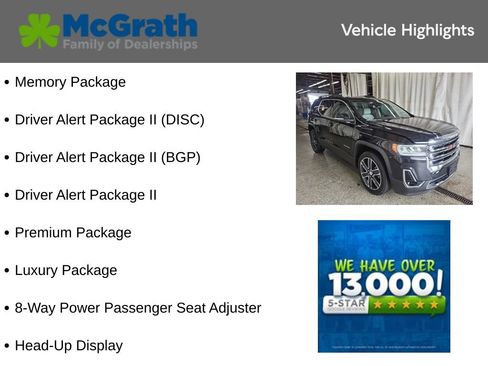 Used 2020 GMC Acadia SLT w/ Driver Alert Package II FWD image 6