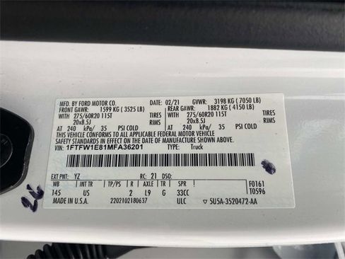 Certified 2021 Ford F150 XLT w/ Equipment Group 302A High image 22