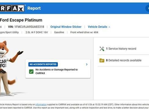 Used 2025 Ford Escape Platinum image 5