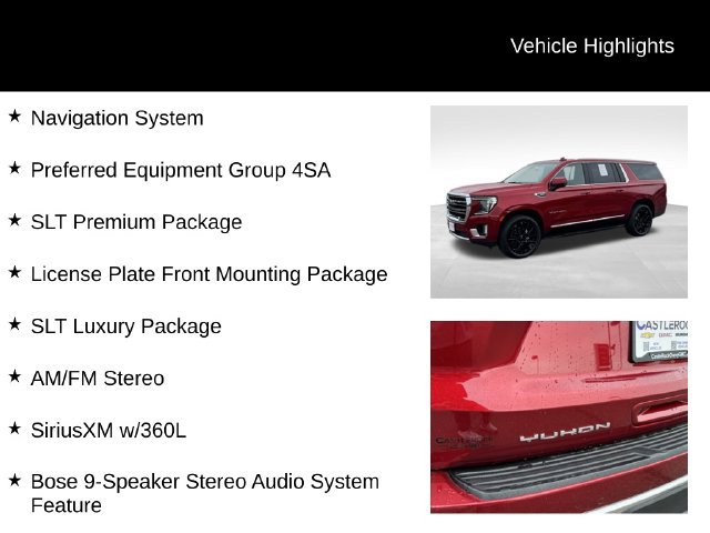 Certified 2022 GMC Yukon XL SLT w/ SLT Premium Package AWD/4WD image 8