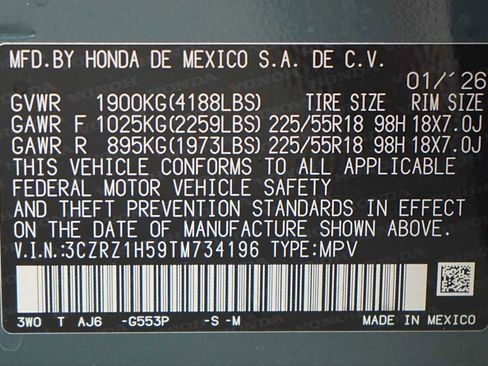 Used 2026 Honda HR-V Sport image 30