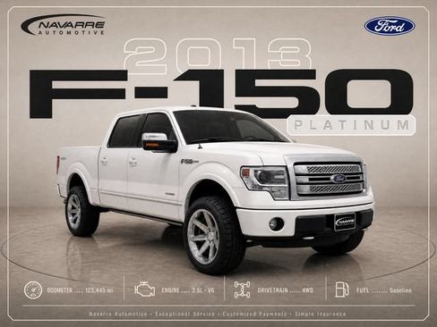 Used 2013 Ford F150 Platinum AWD/4WD image 1