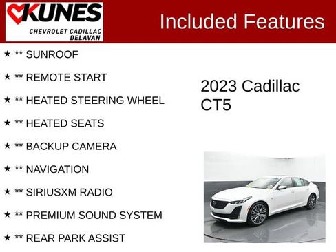 Used 2023 Cadillac CT5 Luxury image 3