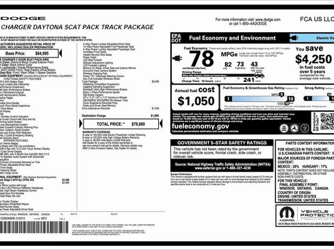 Used 2025 Dodge Charger R/T Scat Pack w/ Track Pack image 2