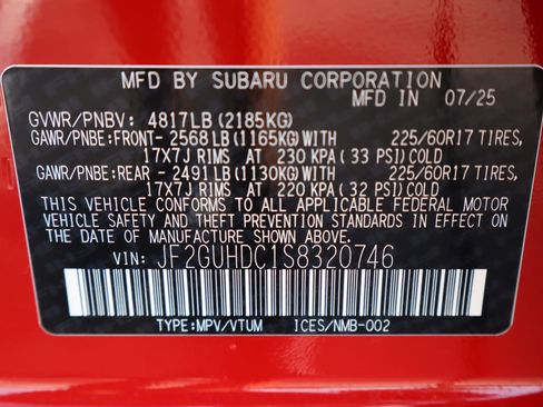 New 2025 Subaru Crosstrek 2.0i Premium image 22