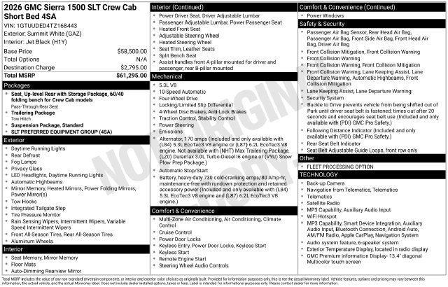 Used 2026 GMC Sierra 1500 SLT AWD/4WD image 22