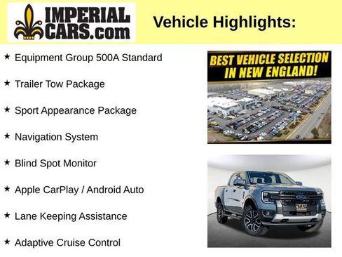 Used 2024 Ford Ranger Lariat w/ Trailer Tow Package image 7