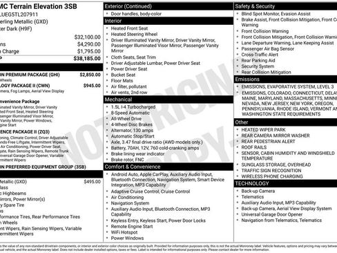 New 2026 GMC Terrain Elevation w/ Elevation Premium Package image 9