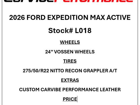 Used 2026 Ford Expedition Max Active RWD image 2