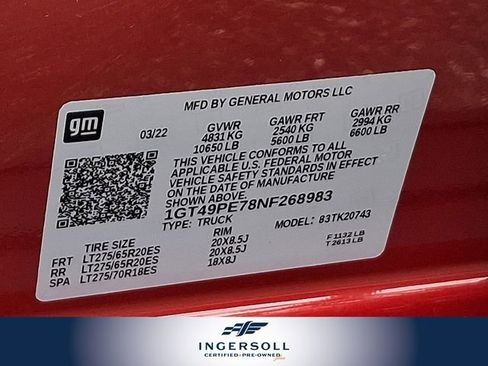 Used 2022 GMC Sierra 2500 AT4 w/ AT4 Preferred Package image 31