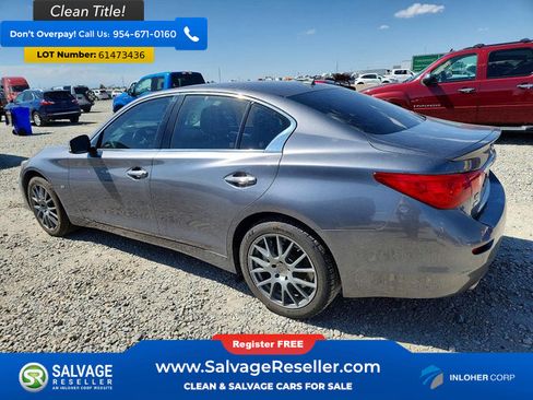 Used 2015 INFINITI Q50 AWD w/ Navigation Package image 3
