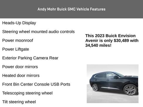 Used 2023 Buick Envision Avenir AWD/4WD image 14