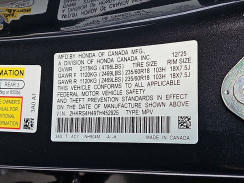 New 2026 Honda CR-V EX image 10