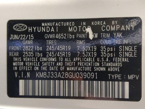 Used 2016 Hyundai Tucson Limited FWD image 33