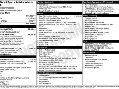 Used 2021 BMW X5 sDrive40i w/ M Sport Package RWD image 2