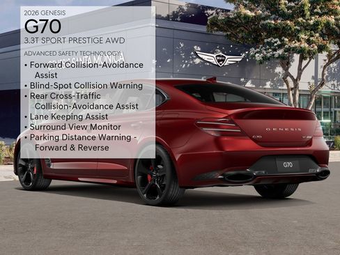 New 2026 Genesis G70 3.3T Sport Prestige image 7