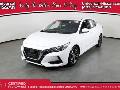 Certified 2022 Nissan Sentra SV FWD image 1