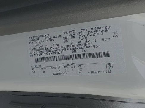 New 2025 Ford Transit 250 Base w/ Load Area Protection Package image 28