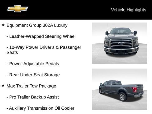 Used 2016 Ford F150 XLT w/ Equipment Group 302A Luxury image 20