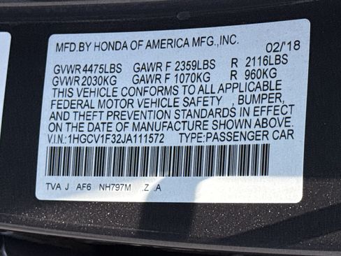 Used 2018 Honda Accord Sport image 32