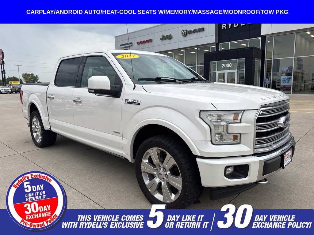 Used 2017 Ford F150 Limited w/ Trailer Tow Package AWD/4WD image 1