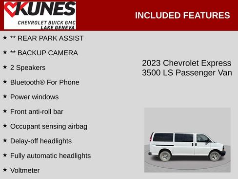 Used 2023 Chevrolet Express 3500 LS RWD image 2