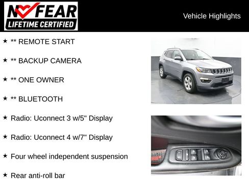Used 2018 Jeep Compass Latitude w/ Popular Equipment Group FWD image 2