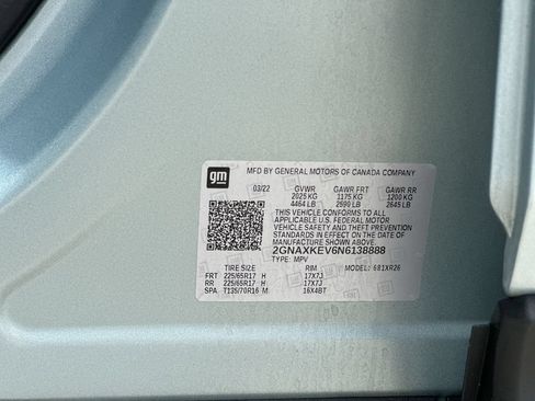 Certified 2022 Chevrolet Equinox LT FWD image 33