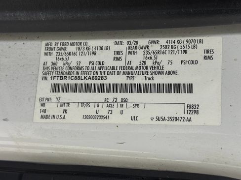 Used 2020 Ford Transit 250 Medium Roof RWD image 87