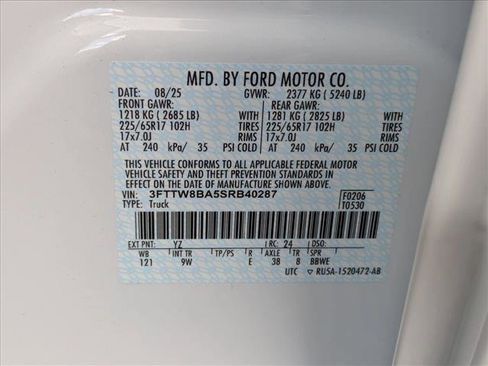 New 2025 Ford Maverick XL w/ Equipment Group 102A image 17