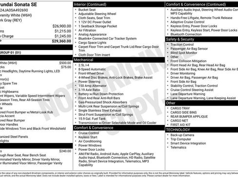 Used 2025 Hyundai Sonata SE image 5